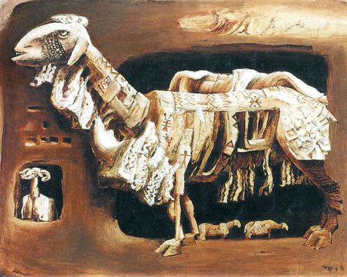 002大羊（八届美展河北展区一等奖） 150×120 cm 1994年.jpg